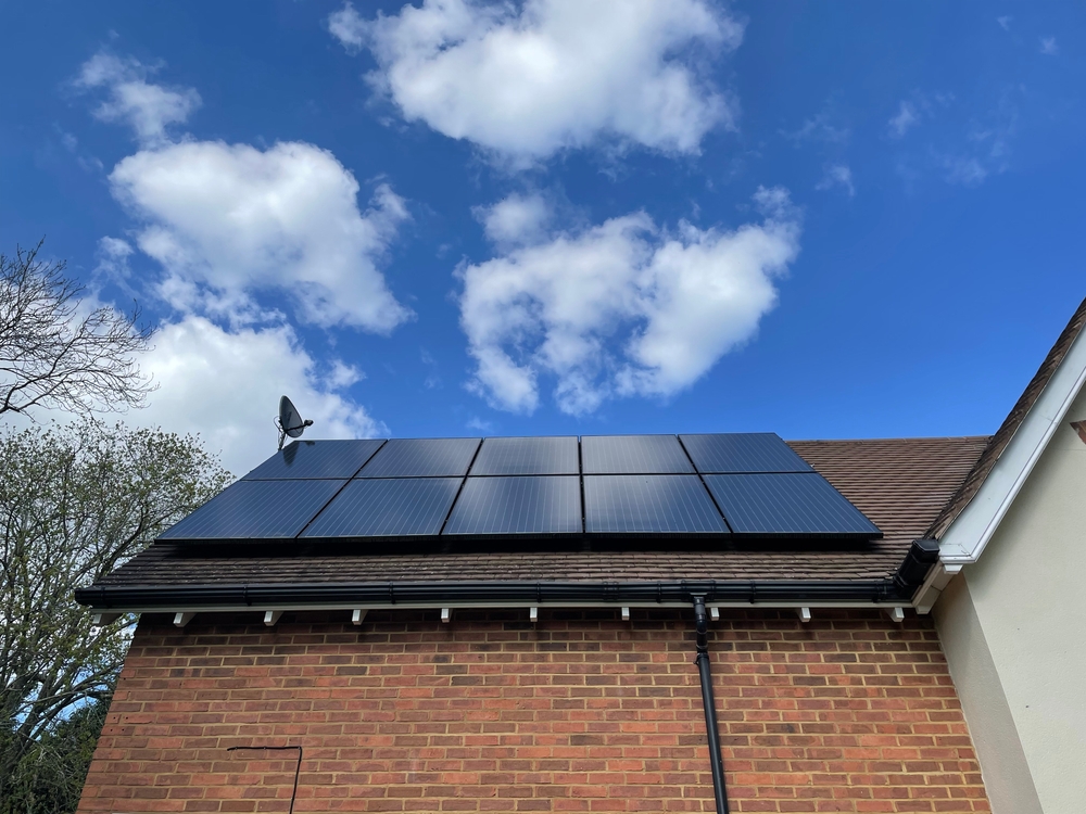 residential solar panel installation